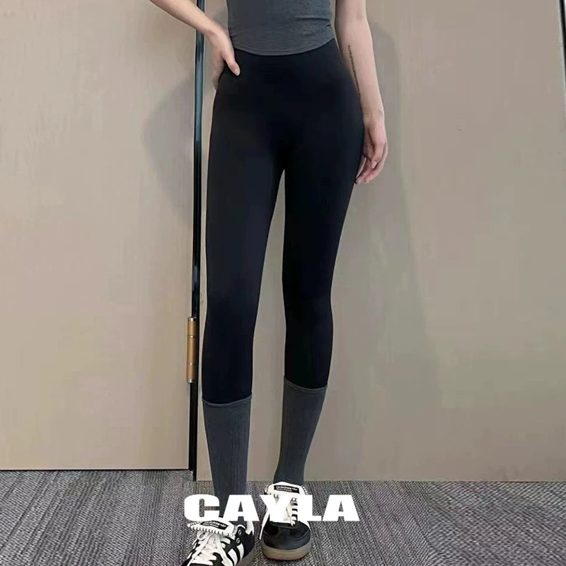 CAYLA |设计师品牌秋冬 自发热瑜伽裤 紧身打底裤 健身