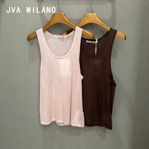 JVA MILANO | 正品专柜 设计师品牌 26夏装 纯色 针织 背心