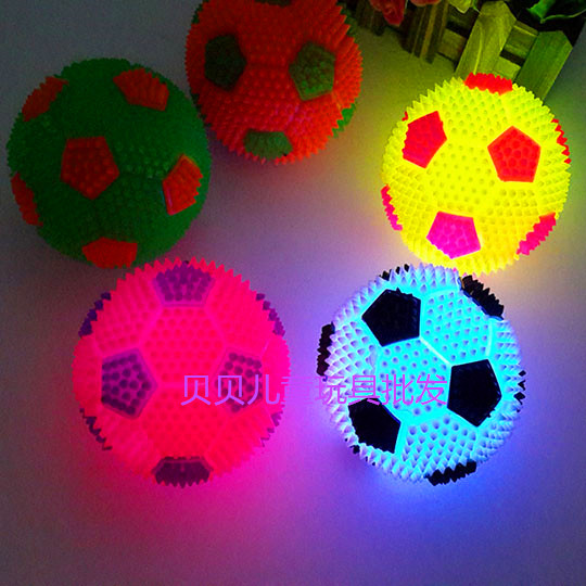2018新款创意益智发光弹力小足球幼儿园早教