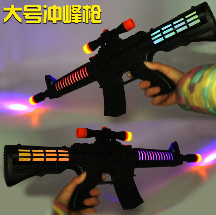 2019仿真冲锋枪电动声光玩具枪音乐狙击枪儿童玩具地摊货源批发|msdalam kategori Toy/bayi/teka-teki/blok bangunan/model, elektronik/cahaya/berudara/mainan rumit, mainan LED - dari Buy2taobao.com untuk memberikan perkhidmatan ejen Taobao profesional membeli