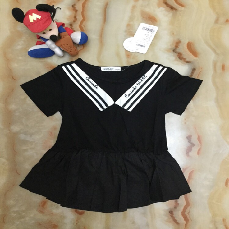 RR佛山店潮乐主义2B50282422韩版女童连衣裙夏季新款学院风159