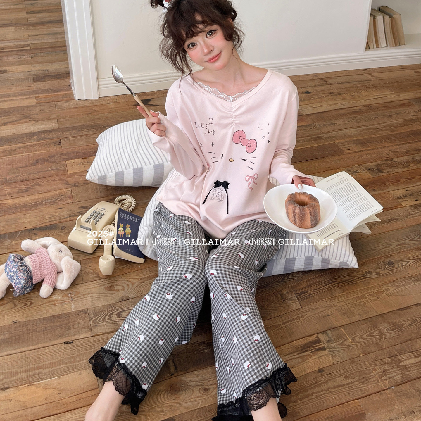 GillAimar小熊家秋季长袖睡衣