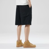 Хлопковые ретро летние шорты для отдыха, спортивные штаны, свободный прямой крой, большой размер