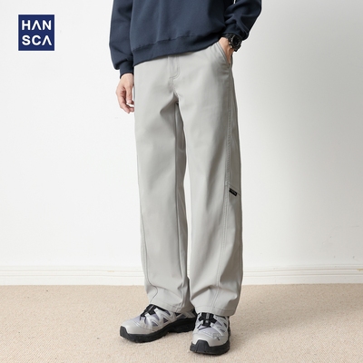 hansca山系户外潮牌拼接休闲裤