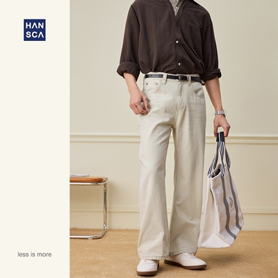 纯棉高织2021M版型牛仔裤男