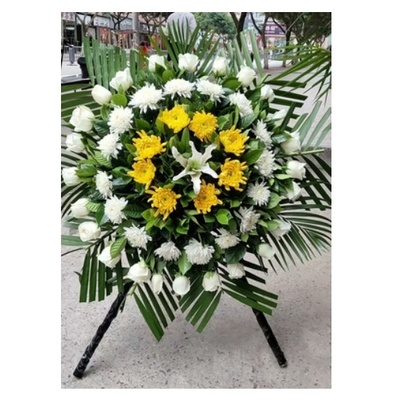 定南县环城南路京九大道石城县财富广场鲜花店速递白事花圈菊花