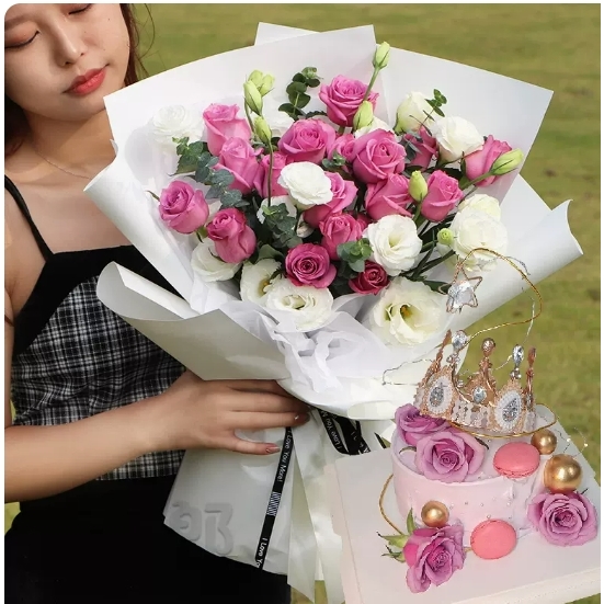 武安市新世纪广场中兴路双马百货大楼玫瑰花生日蛋糕鲜花店七夕节