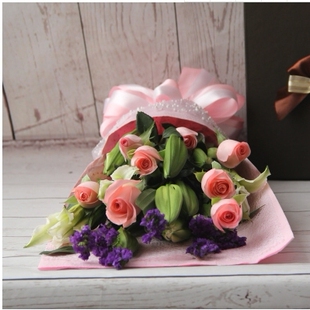 金华婺城区五一路中村汽车东站古子城汽车南站鲜花店蛋糕速递玫瑰