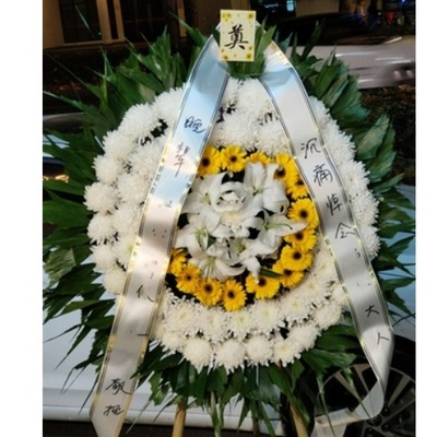 开平市光明路澳园曙光西长沙附小金中广场配送白事花圈鲜花清明节