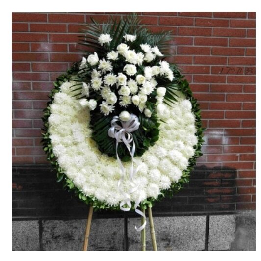 武汉洪山区南湖花园虎泉关西光谷天地鲜花店速递白事花圈祭奠