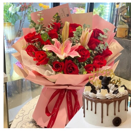 贞丰县益民百货好优多购物广场册亨县前进路玫瑰花生日蛋糕鲜花店