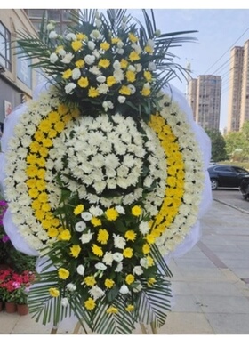 淮南田家庵区大润发前锋朝阳美食城陈家岗鲜花店配送白事花圈清明
