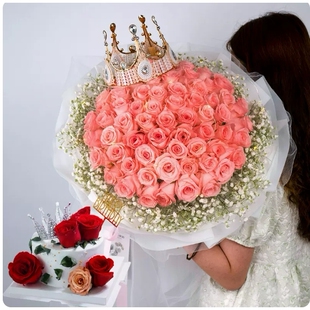 商洛商州区莲湖公园州城路华润万家万事达广场玫瑰花情人节鲜花