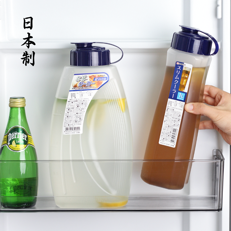 NAKAYA日本进口冷水壶家用耐热凉水壶大容量冷萃壶塑料果汁瓶子