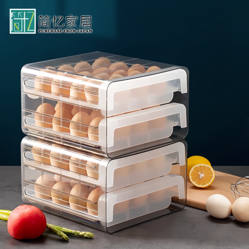 日本冰箱双层防摔神器放鸡蛋