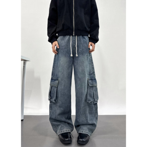 工装牛仔裤 百搭潮流休闲牛仔 HM102/P50控88图片