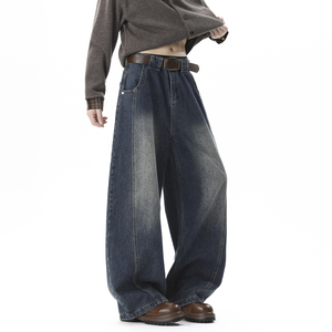 抖音品质 2025新品牛仔裤微喇 HM152/P45 加绒P55图片