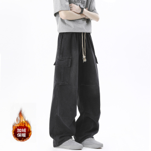 牛仔裤工装休闲裤 薄款款号HM60/P50加绒款号HM93/P60，男装牛仔裤，电商A036