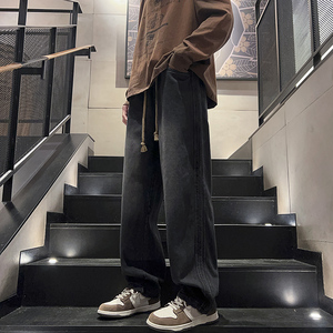 新品牛仔裤百搭休闲裤HM68/P55控88图片