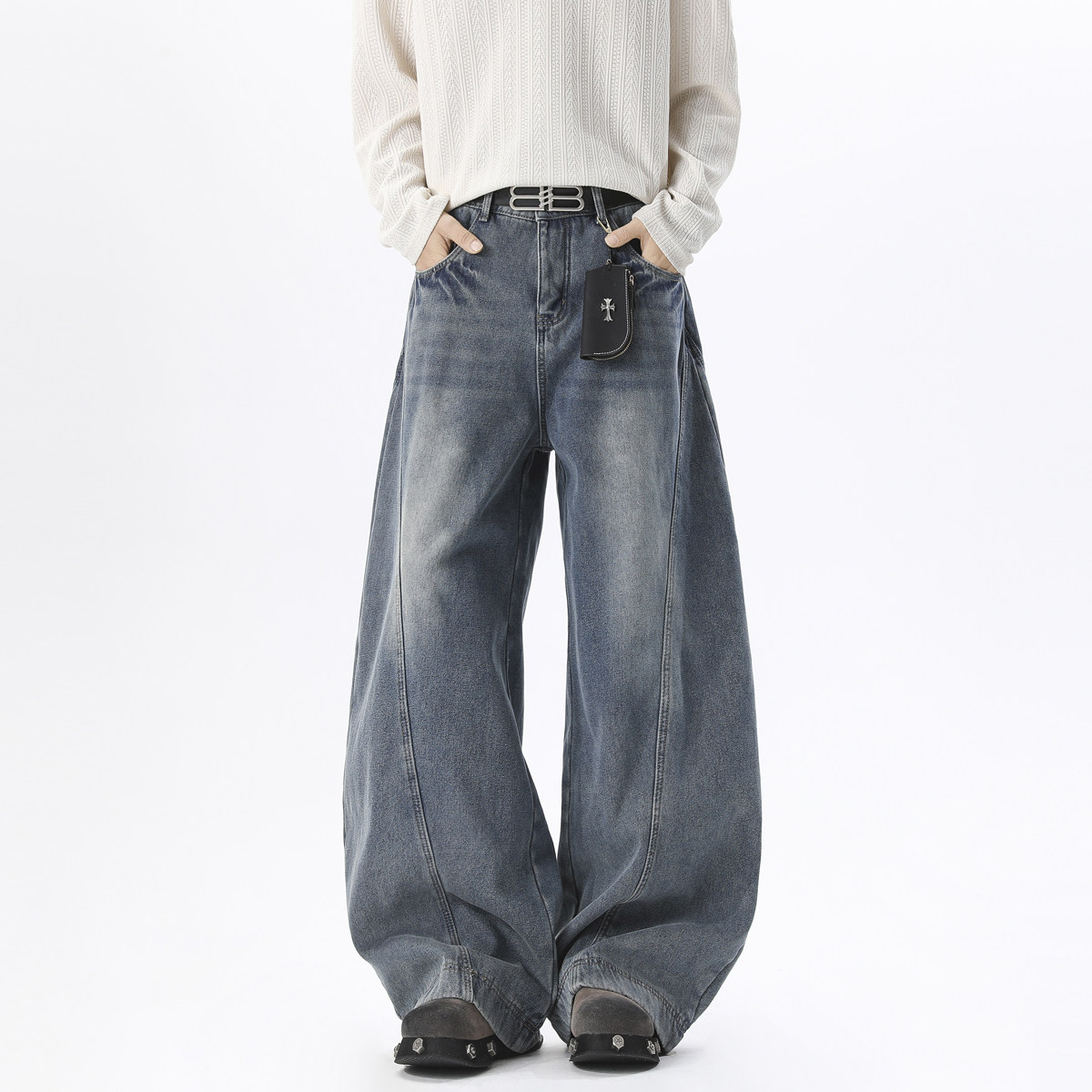 抖音品质2026新品牛仔裤HM158/P5598，男装牛仔裤，电商A036