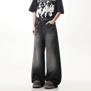 抖音品质 2026春季新品牛仔裤微喇休闲牛仔裤 HM110/P40控78，男装牛仔裤，电商A036