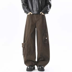 抖音品质 全棉面料重工洗水休闲裤 HM166/P55，男装休闲裤，电商A036