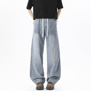 抖音品质2026牛仔裤微喇HM153/P50加绒P57,牛仔一般与什么面料搭配图片