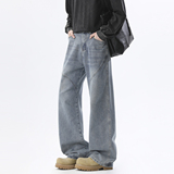 抖音品质春季新品微喇牛仔裤HM107/P50控88，男装牛仔裤，电商A036