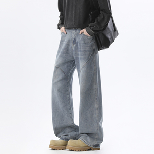 抖音品质 春季新品微喇牛仔裤 HM107/P50控88，男装牛仔裤，电商A036