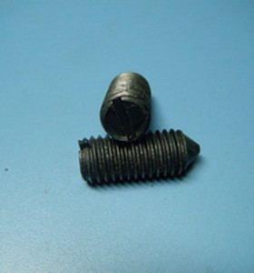 一字尖端紧定螺钉GB71顶丝/无头螺丝/机米罗丝M5 m6 黑色500/个