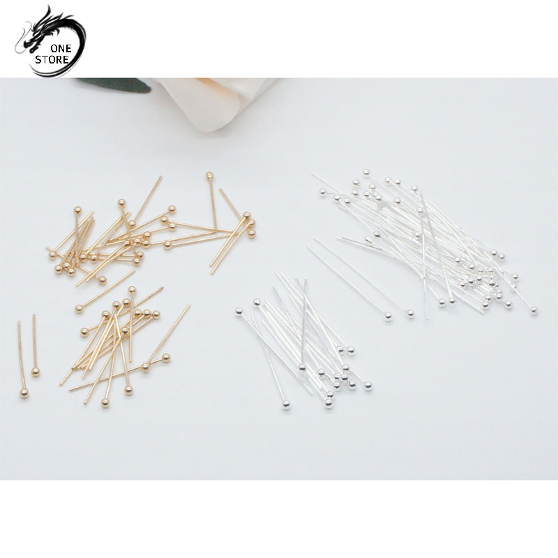 保色球针圆头针DIY配件串珠针