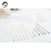 70mm平顶针diy饰品配件T字针串珠材料耳环耳钉挂件连接发饰100根