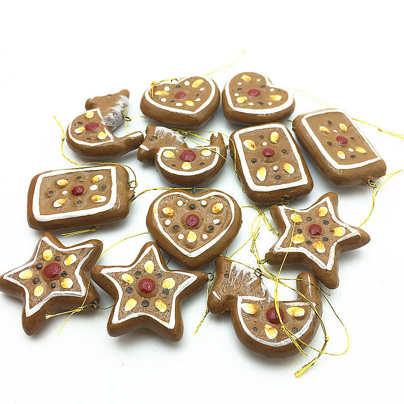 圣诞挂件外单外贸饼干小挂件