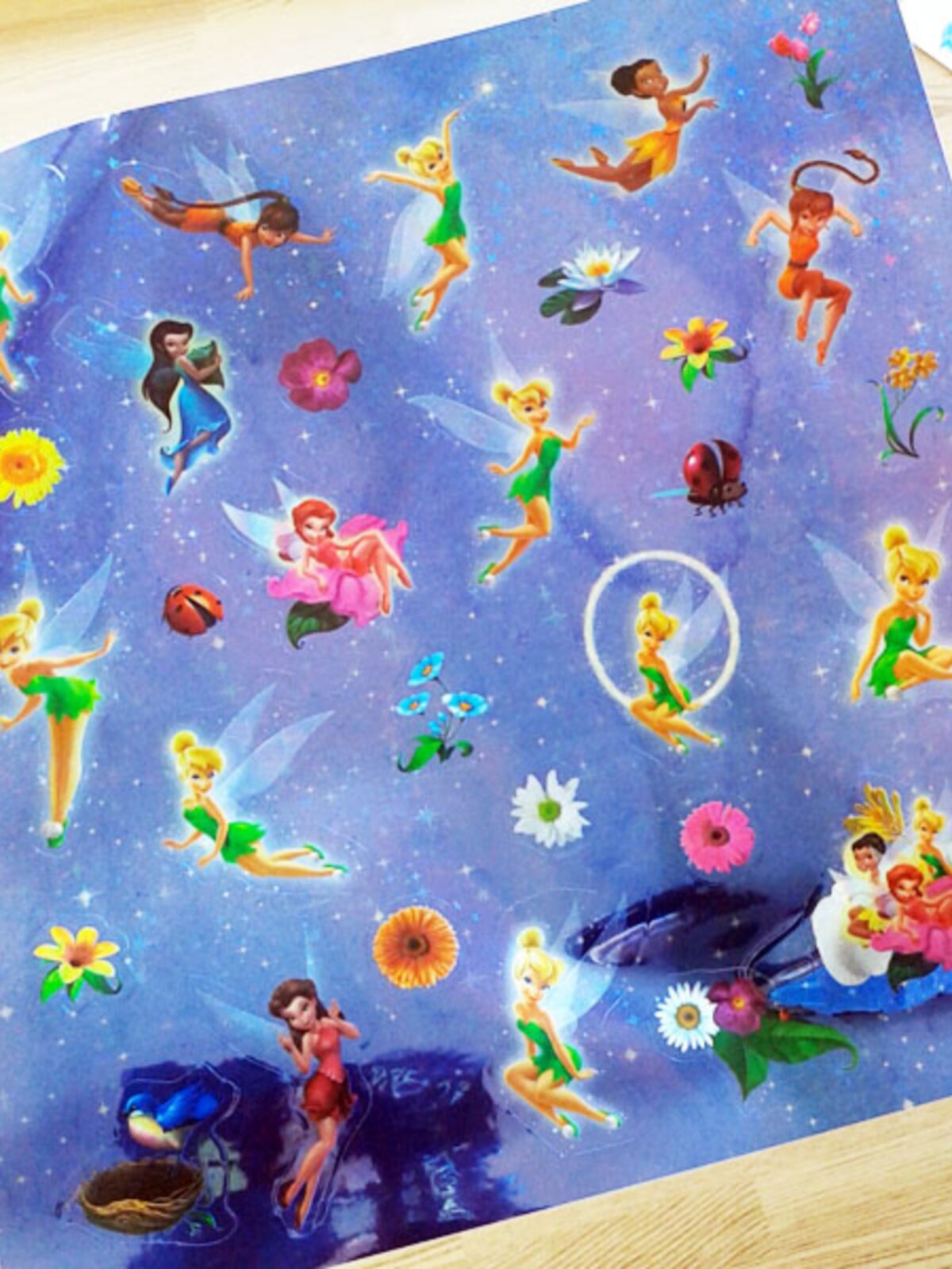 Score Big: Export Surplus Peter Pan Holographic Kids Stickers! - Product image 4