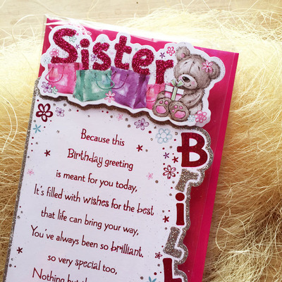 手工生日贺卡外单对折配信封