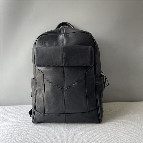 男士真皮时尚头层牛皮双肩包出差商务电脑包大容量书包背包外出