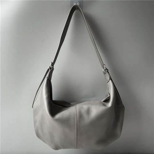 头层牛皮单肩斜挎包休闲中大包