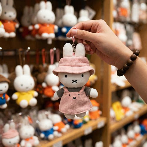 展会限定miffy米菲兔包挂件粉色