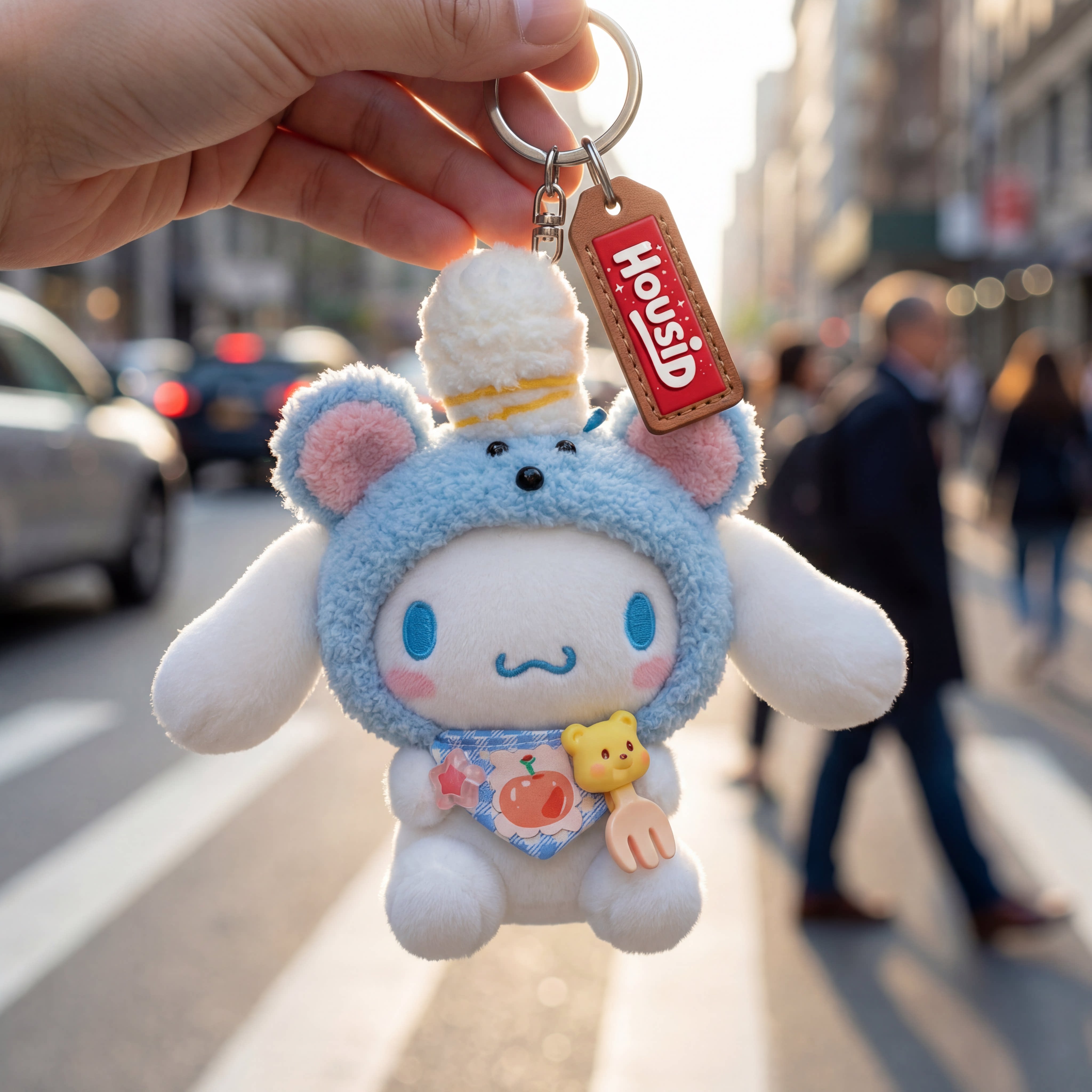 日本HOUSID鼠王玉桂狗包挂件卡通毛绒送朋友闺蜜情人节生日礼物正