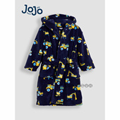 bebe男童工程车柔软毛绒睡袍浴巾长袍浴袍F47 英国JoJo Maman 428
