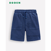 英国Mini 14岁B2931 运动休闲口袋2 BODEN代购 男童深蓝色全棉短裤