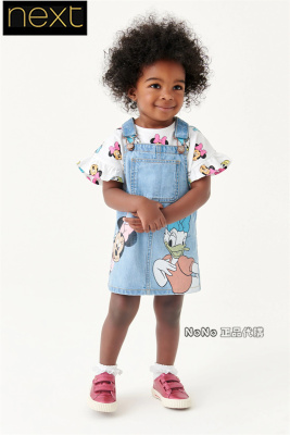 英国牛仔背带裙Next米妮黛西