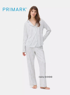 代购英国Primark女款成人大童迪士尼兔长袖开衫家居服睡衣长裤