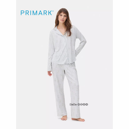 代购英国Primark女款成人大童迪士尼兔长袖开衫家居服睡衣长裤
