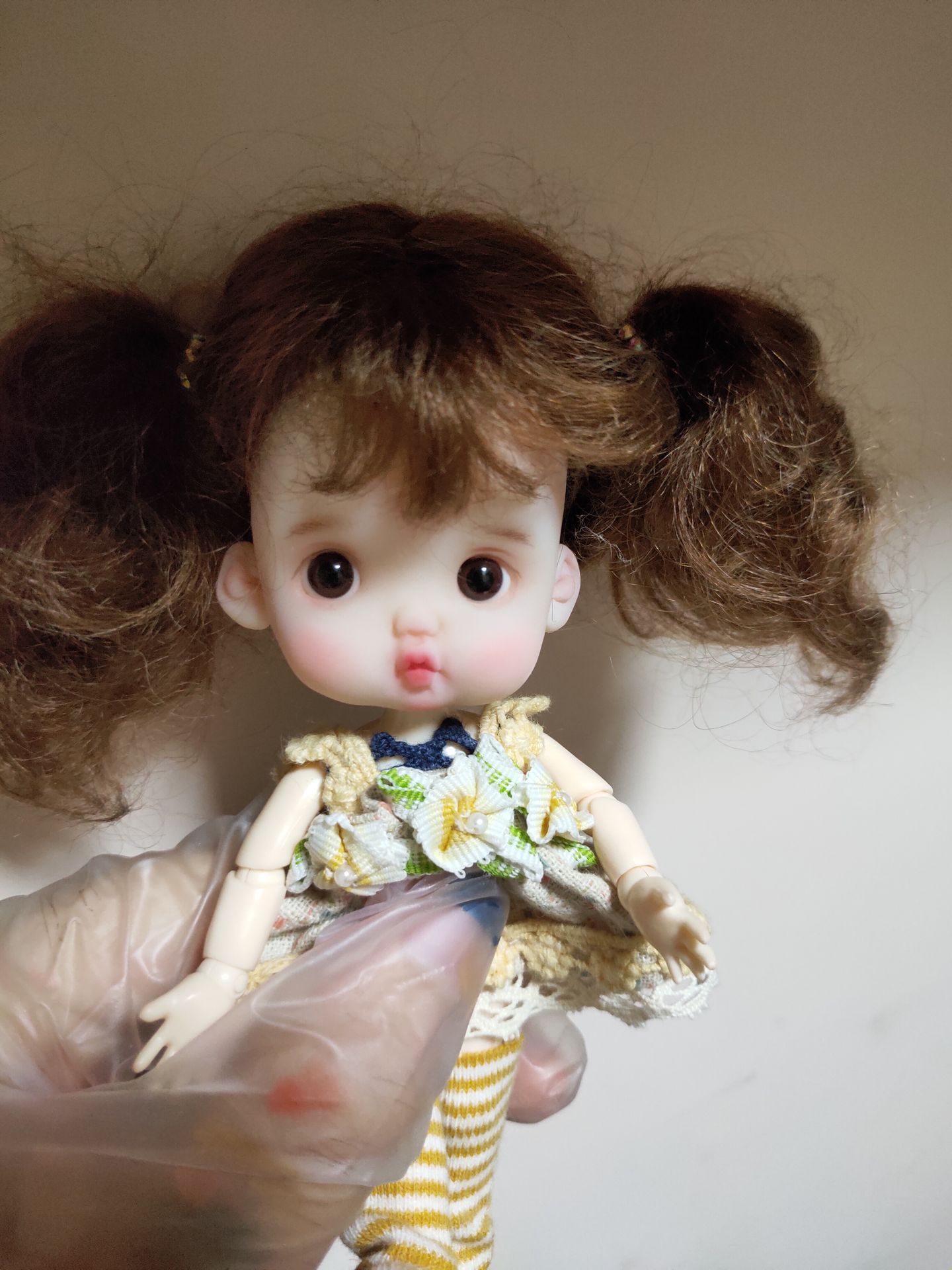 HobgobLin纯手工捏娃ob11黏土娃 可爱嘟嘴娃 私人订制改娃 定金