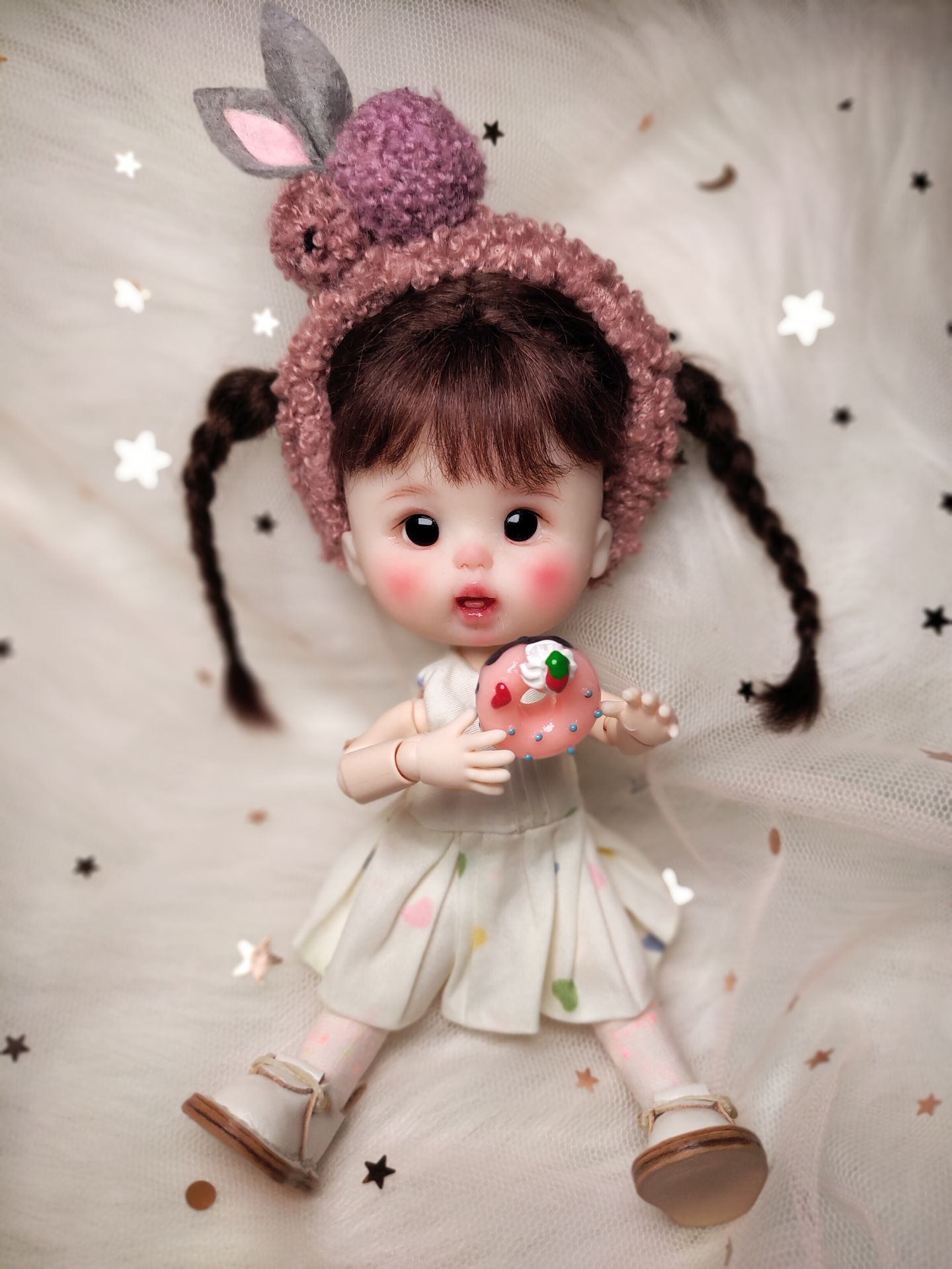 HobgobLin 改娃 阿嘴吐舌 ob11纯手工捏娃粘土娃小人娃 订制定金