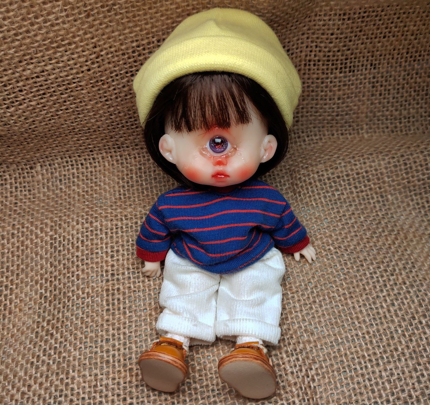 ob11黏土娃 异类独眼仔 纯手工捏娃 hobgoblin改娃定金可私人订制