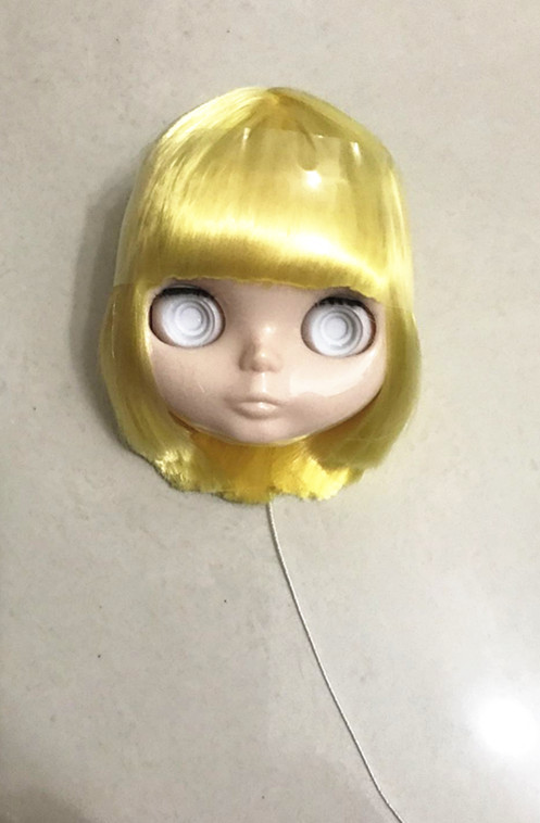 HobgobLin改娃裸娃小布娃娃白肌刘海波波头7/19关节 单头