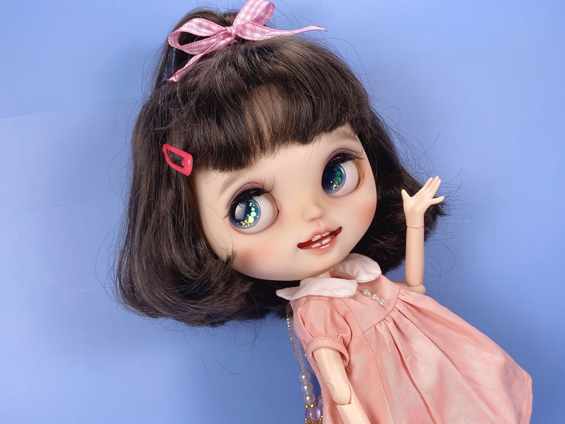 HobgobLin黑色波波头可爱女孩 双眼皮少雀斑 小布改妆订制 定金