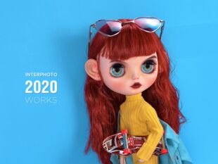 正改 小布改娃定金 棕红御姐真人风加两颗眉钉ob24素体带耳朵绘画